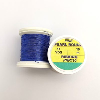 Hends Pearl Round Ribbing Thread 10m PRR110 - Modrá tmavá