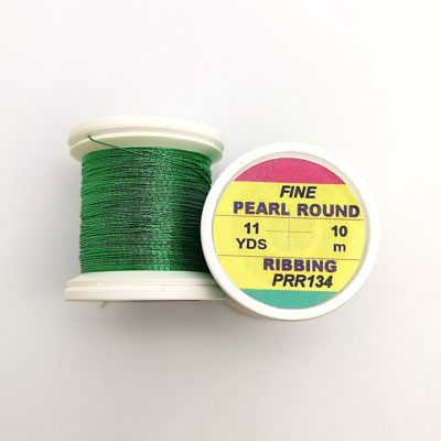 Hends Pearl Round Ribbing Thread 10m PRR134 - Zelená