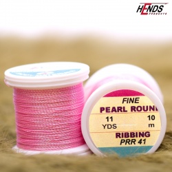 Hends Pearl Round Ribbing PRR41 10m - Ružová
