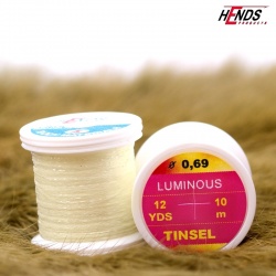 Hends Luminous Tinsel 0,69mm 10m TL01 - Žltá luminiscenčná