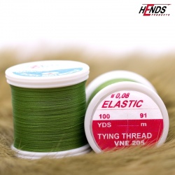 Hends Elastic Thread 0,08mm 91m VNE205 - Olivovo zelená
