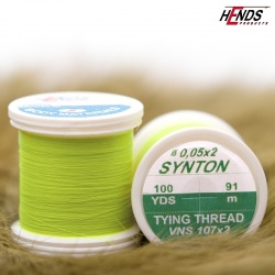 Hends Synton Thread 0,05 x 2mm 91m VNS107 - Žltá fluo