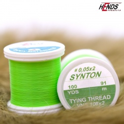 Hends Synton Thread 0,05 x 2mm 91m VNS108 - Zelená fluo