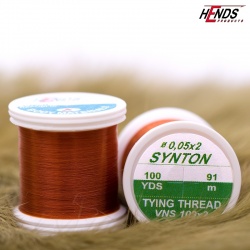 Hends Synton Thread 0,05 x 2mm 91m VNS109 - Hnedá
