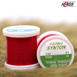 Hends Synton Thread 0,05 x 2mm 91m VNS112 - Červená