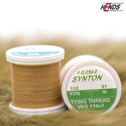 Hends Synton Thread VNS114 0,05mm x 2 91m - Gold Yellow