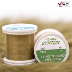 Hends Synton Thread VNS115 0,05mm x 2 91m - Brown/Beige
