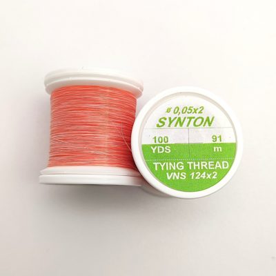 Hends Synton Thread VNS124 0,05mm x 2 91m - Pink/Orange