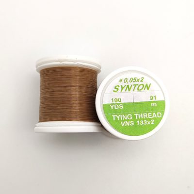 Hends Synton Thread VNS133 0,05mm x 2 91m - Hnedá svetlá