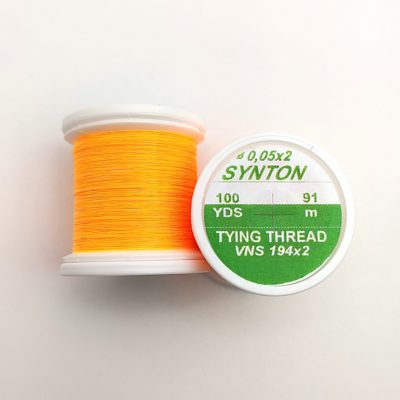Hends Synton Thread 0,05 x 2mm 91m VNS194 - Oranžová svetlá fluo
