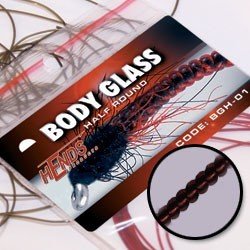 Hends Body Glass Half Round Micro BGM01 - Priehľadná