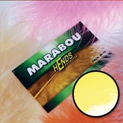 Hends Marabou Perie M06 - Žltá svetlá