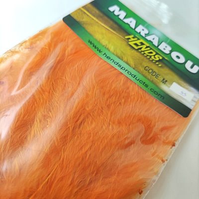 Hends Marabou Perie M33 - Oranžovo hnedá