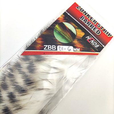 Hends Zonker Strips Barred 4mm ZBB01 - Biela čierne pruhy