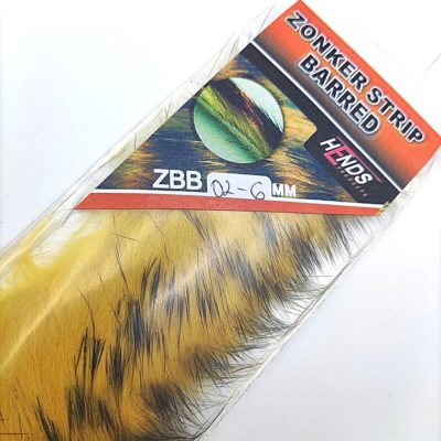 Hends Zonker Strips Barred 4mm ZBB02 - Žltá čierne pruhy