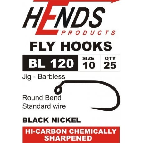 Fly Tying Hook Hends BL120 – Size 6 - Flyfishing-slavia.com