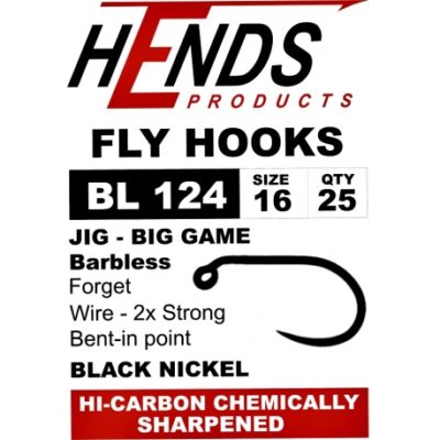Fly Tying Hook Hends BL124 – Size 14