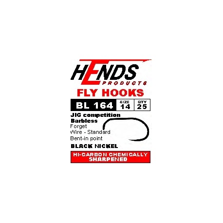 Fly Tying Hook Hends BL164 – Size 12