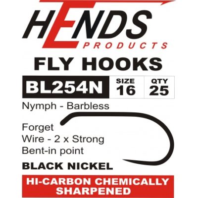 Fly Tying Hook Hends BL254N – Size 10