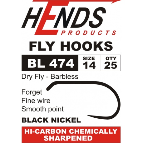 Fly Tying Hook Hends BL474 – Size 10 - Flyfishing-slavia.com