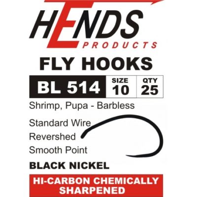 Fly Tying Hook Hends BL514 – Size 14