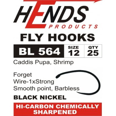 Fly Tying Hook Hends BL574 – Size 18