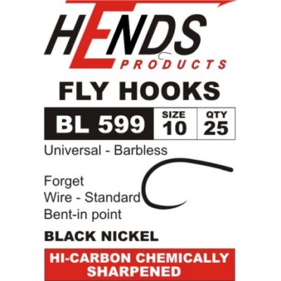 Fly Tying Hook Hends BL599 – Size 10