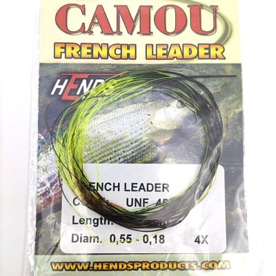 Hends CAMOU French Leader 450cm 0,55-0,18mm - Camouflage fluo