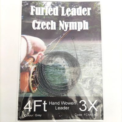 Hends Furled Leader Czech Nymph 120cm 3X - Šedá