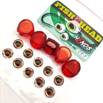 Hends Fish Head 8mm FIH08 - Red