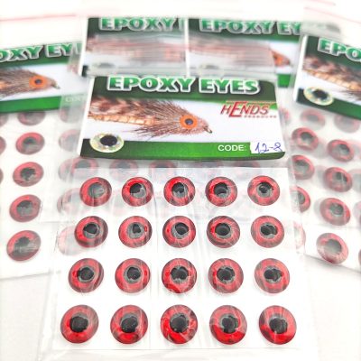 Hends Epoxy Eyes 8mm EE12 - Holographic Red
