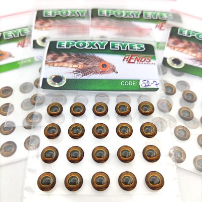 Hends Epoxy Eyes 7mm EE52 - Holographic Brown