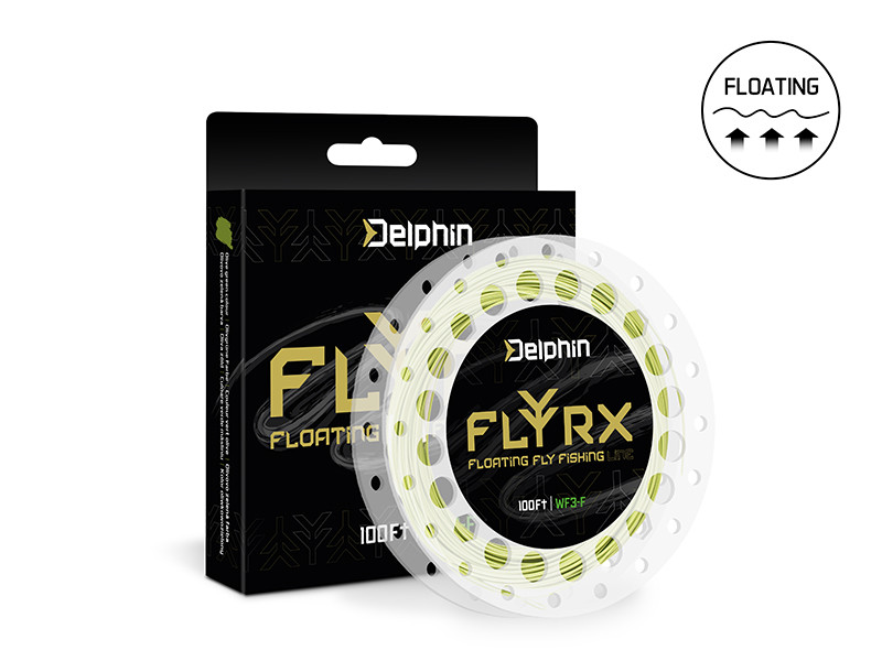 Fly Fishing Line Delphin FLYRX WF7-F 100ft - Floating