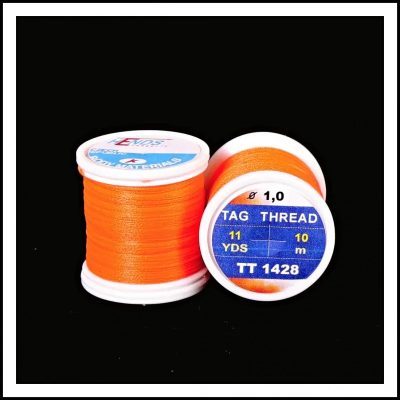Hends Tag Thread 1mm 10m TT1428 - Oranžová fluo