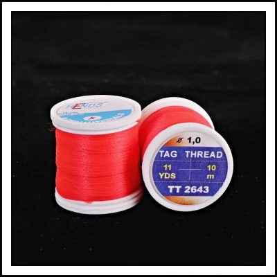 Hends Tag Thread 1mm 10m TT2643 - Fluo Red