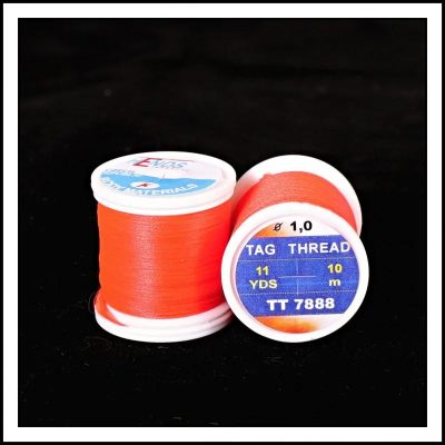 Hends Tag Thread 1mm 10m TT7888 - Červeno oranžová fluo