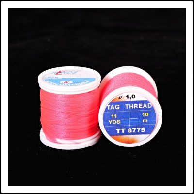 Hends Tag Thread 1mm 10m TT8775 - Červeno Ružová fluo