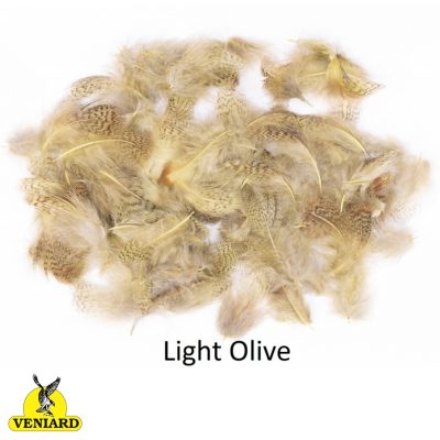 Veniard English Partridge Grey Neck Feathers – Light Olive – 1g