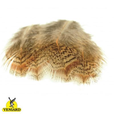 Perie z krku jarabice - Veniard English Partridge Grey Neck Feathers - Natural - 1g