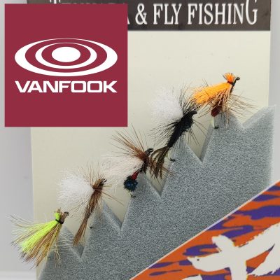 Vanfook Dry Fly Set - Tenkara VTF-041 #14 (5ks) - GLOW