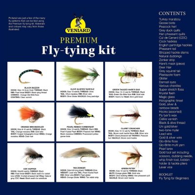 Sada na viazanie mušiek – Veniard Premium fly tying kit Anniversary Edition - so zverákom