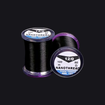 Hends Nanothread 50D 12/0 100m NNL151 - Black (Large Spool)