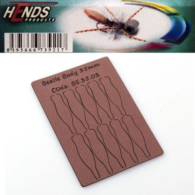 Hends Beetle Body - 25mm - Hnedá