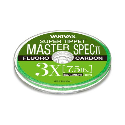 VARIVAS - SUPER TIPPET MASTERSPEC Ⅱ Fluorocarbon -2X – 0.330 mm – 8.8 kg (19.5 lb) 25m