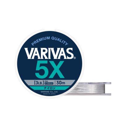 VARIVAS Tippet Nylon 5X 3.0 lb (1.4 kg) 0.148 mm 30 m