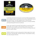 Varivas Super Tippet Master Spec PRO Fluorocarbon 4X 50m 5.4lb 0.165mm